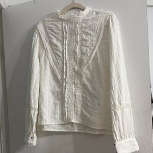 Zara Cream  Blouse (worn twice)